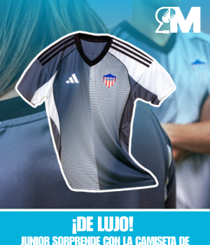 Junior y Adidas presentan la nueva camiseta de visitante para la temporada 2025/26